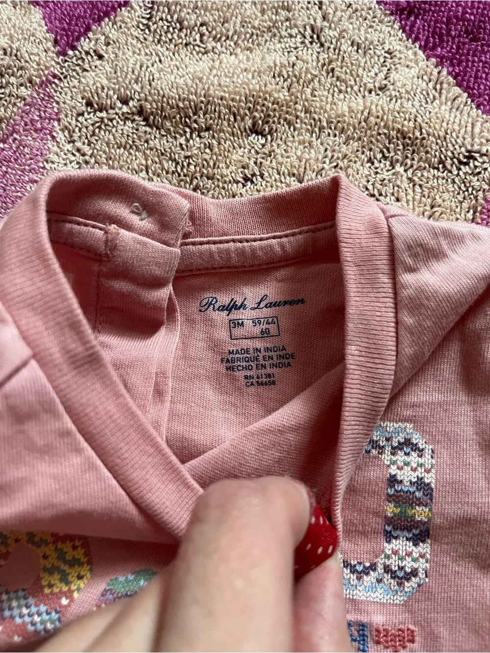 Ralph Lauren Polo Baby Girl 2PC Outfit